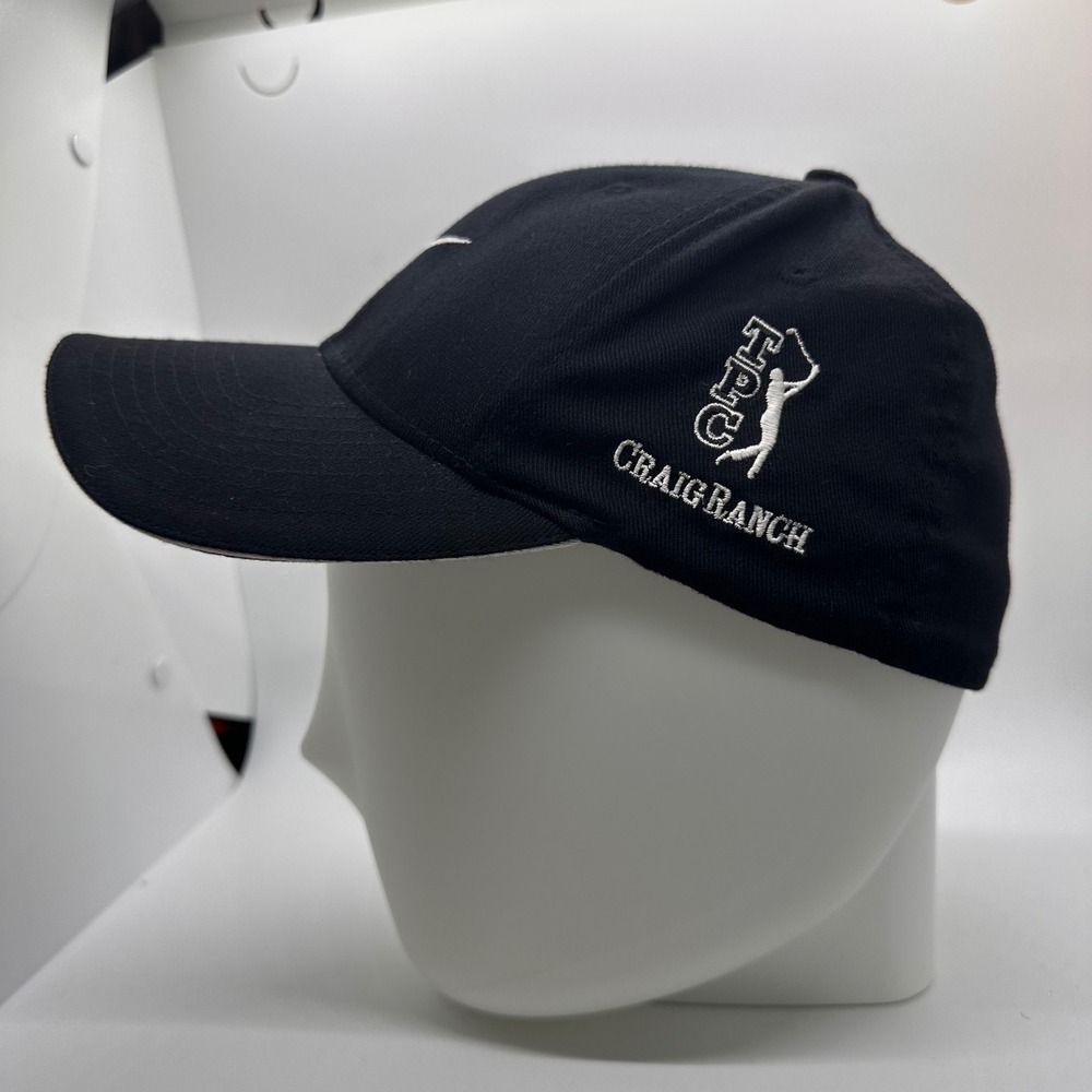Nike Flexfit Golf Hat Black TPC Craig Ranch Fitted Baseball Cap M/L - Picture 4 of 14